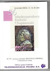 56 Międzynarodowy Festiwal Chopinowski Duszniki Zdrój, 10-18.08.2001 - Walentyna Węgrzyn-Klisowska