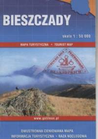 Bieszczady. Mapa turystyczna - Dariusz Faustmann, Grzegorz Wamberski