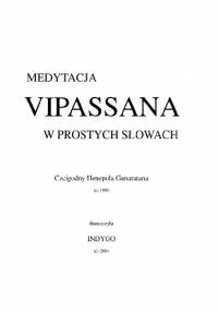 Medytacja Vipassana w prostych słowach - Henapola Gunaratana