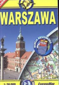 Warszawa. Plan miasta. Laminowany. 1:26 000 ExpressMap