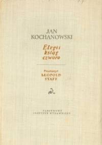 Elegii ksiąg czworo - Jan Kochanowski