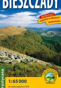 Bieszczady. Mapa turystyczna. Laminowana. GPS. 1:65 000 ExpressMap
