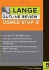 Lange outline review usmle step 2 - Goldberg
