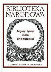 Programy i dyskusje literackie okresu Młodej Polski - Maria Podraza-Kwiatkowska