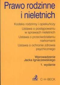 Prawo rodzinne i nieletnich - Ustawodawca, Jacek Ignaczewski
