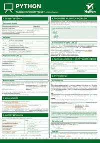 Tablice informatyczne. Python - Arsen Adalbert