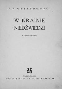 W krainie niedźwiedzi - Antoni Ferdynand Ossendowski