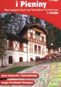 Szczawnica. Plan miasta. 1:7000. Pieniny. Mapa turystyczna. 1:70 000 Gauss