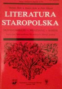 Literatura staropolska. Średniowiecze—Renesans—Barok. Przewodnik bibliograficzny dla studentów filologii polskiej, nr 545