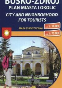 Busko-Zdrój. Plan miasta i okolic. Mapa tyrystyczna. 1:10 000 Compass