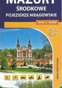 Mazury Środkowe. Pojezierze Mrągowskie. Mapa turystyczna. 1: 50000. Compass - praca zbiorowa
