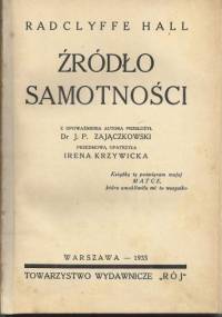 Źródło samotności - Marguerite Radclyffe-Hall