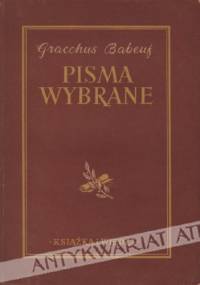 Pisma wybrane - Gracchus Babeuf