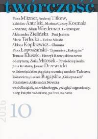 Twórczość nr 10 - 2016 - Redakcja miesięcznika Twórczość