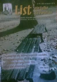 List nie tylko do Parafian, wrzesień 2014 - praca zbiorowa