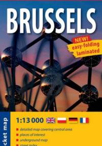 Brussels. Plan miasta wersja kieszonkowa. 1:13 000 ExpressMap