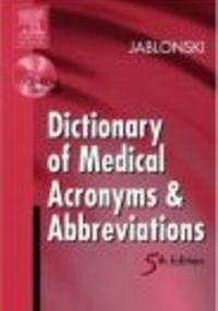 Dictionary of Medical Acronyms && Abbreviations Book && CD Rom - Jablonski