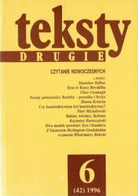 Teksty drugie, nr 6 (42) / 1996 - Redakcja pisma Teksty Drugie