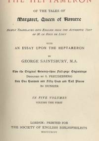 Heptameron - Marguerite de Valois