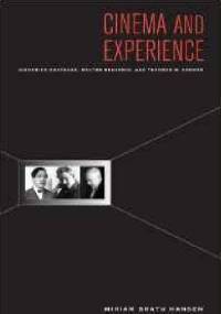 Cinema and Experience - Miriam Bratu Hansen