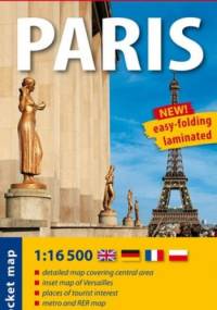 Paris. Laminowana mapa kieszonkowa. 1:16 500. Express Map - praca zbiorowa