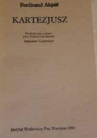 Kartezjusz - Ferdinand Alquie