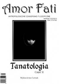 Amor Fati, nr 3(3) 2015 - Tanatologia II - praca zbiorowa