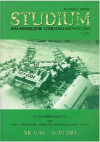 Studium. Dwumiesięcznik literacko - artystyczny, nr 4 (46) - 5 (47) 2004