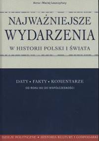 Najważniejsze wydarzenia w historii Polski i świata Daty fakty komentarze. Od 960 r. do współcz. - Anna Leszczyńska, Maciej Leszczyński