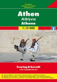 Ateny. Mapa Freytag & Berndt 1:12 000