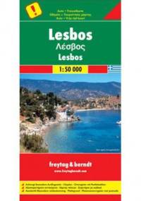 Lesbos. Mapa Freytag & Berndt 1:50 000