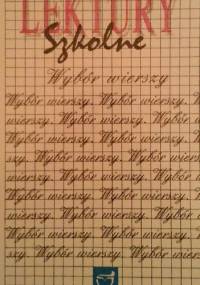 Lektury szkolne. Wybór wierszy - Krystyna Wojda