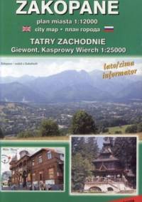 Zakopane. Plan miasta. 1:12000, Karta