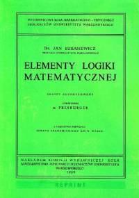 Elementy logiki matematycznej - Jan Łukasiewicz