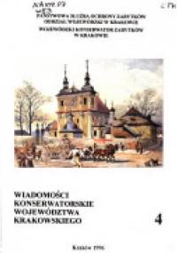 WIADOMOŚCI KONSERWATORSKIE WOJEWÓDZTWA KRAKOWSKIEGO