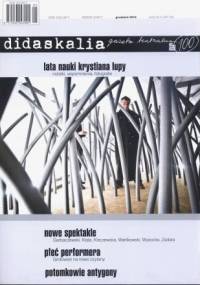 Didaskalia 100 (12/2010) - Redakcja pisma Didaskalia