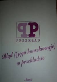 Błąd (i jego konsekwencje) w przekładzie - praca zbiorowa
