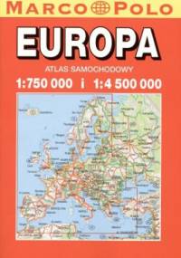 Europa. Atlas samochodowy