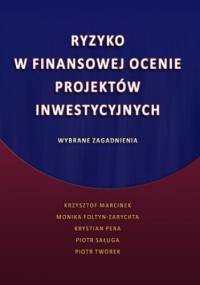 Ryzyko w finansowej ocenie projektów inwestycyjnych. Wybrane zagadnienia