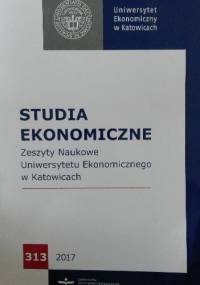 Studia Ekonomiczne Zeszyty Naukowe Uniwersytetu Ekonomicznego w Katowicach 313/2017 - praca zbiorowa, Antoni Leśniak