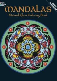 Mandalas Stained Glass Coloring Book - Marty Noble