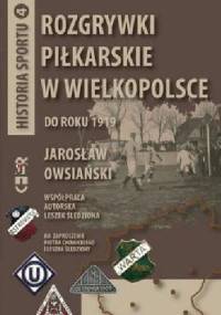 Rozgrywki piłkarskie w Wielkopolsce do roku 1919: Historia sportu tom 4 - Leszek Śledziona, Jarosław Owsiański