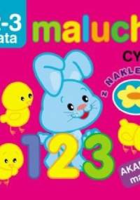 Cyfry z naklejkami. Maluchy. Akademia malucha. 2-3 lata - Irma Pikiene