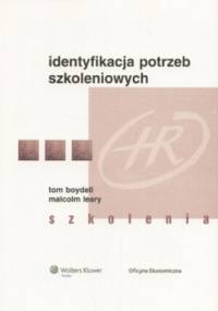 Identyfikacja potrzeb szkoleniowych - Tom Boydell, Malcolm Leary