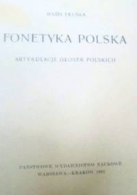 Fonetyka polska - Maria Dłuska