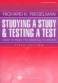 Studying a Study and Testing - Riegelman