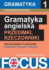 Angielska gramatyka zestaw 1: przedimki i rzeczowniki - English School Focus