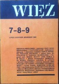 Więź nr 7-8-9 (321-322-323), lipiec- sierpień- wrzesień1985 - praca zbiorowa