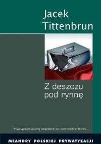 Z Deszczu pod Rynnę. Meandry Polskiej Prywatyzacji. Tom II - Jacek Tittenbrun