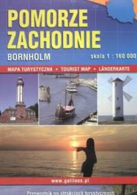 Pomorze Zachodnie. Bornholm. Mapa turystyczna 1:160000 Plan Studio